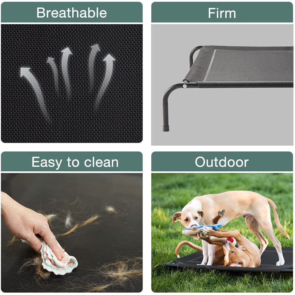 Tungt lyft trampolin hundsäng - Extra stor komfort