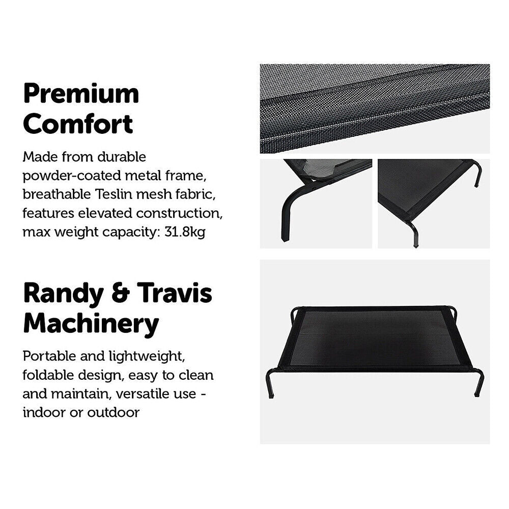 Tungt lyft trampolin hundsäng - Extra stor komfort