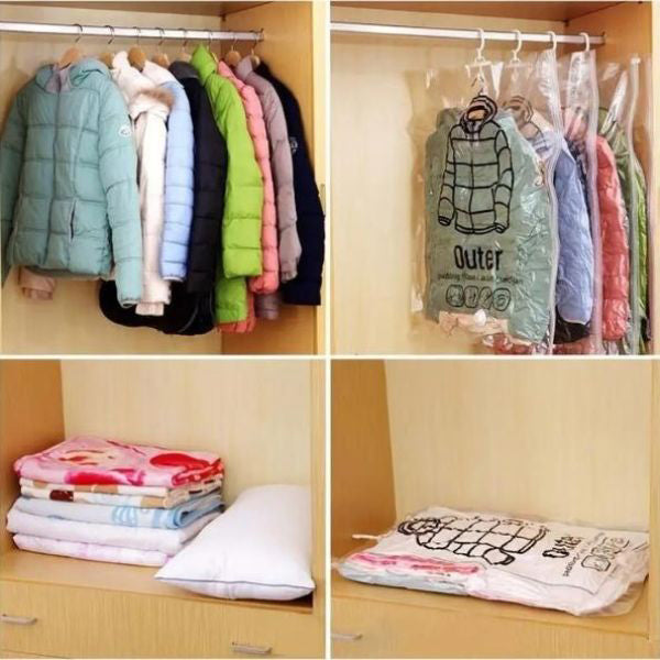 Carvallo | VacuHanger – Den smarta lösningen för ordentlig, platsbesparande klädförvaring