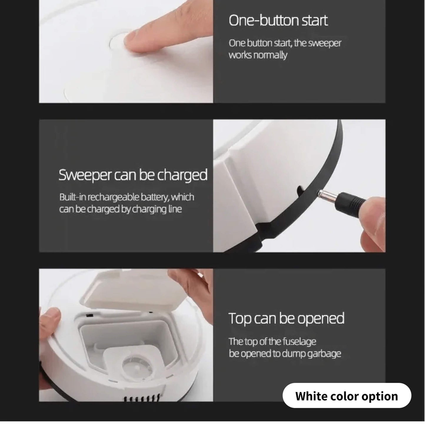 Robotdammsugare Smart Automatisk Golvmopp