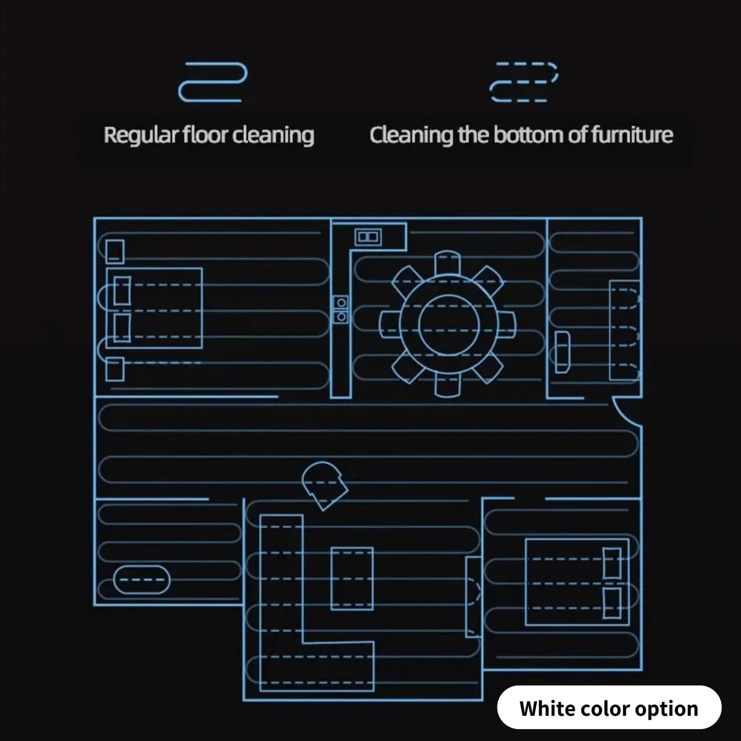 Robotdammsugare Smart Automatisk Golvmopp