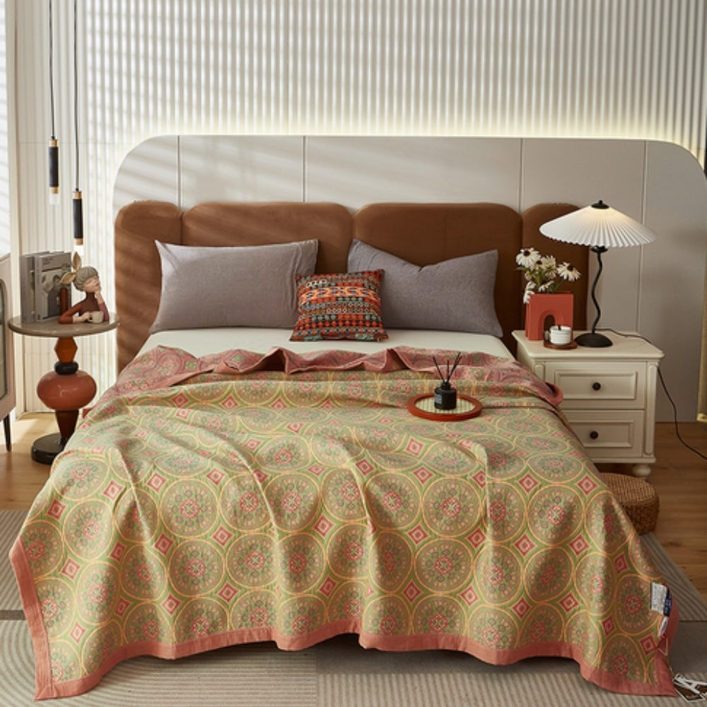 Velina Vändbar Bomulls Sommarfilt