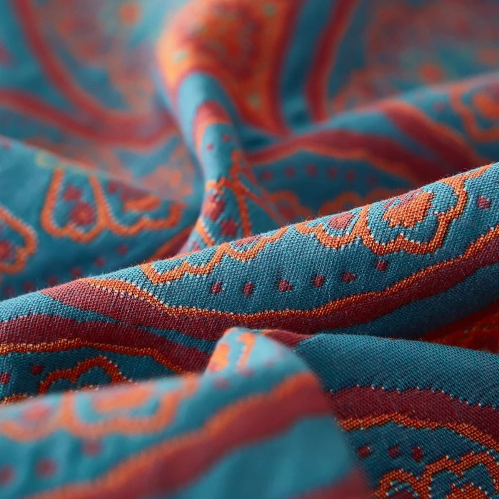 Velina Vändbar Bomulls Sommarfilt