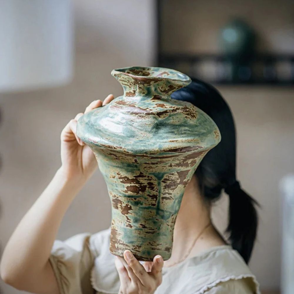 Venus Sculpted Ceramic Flower Vase