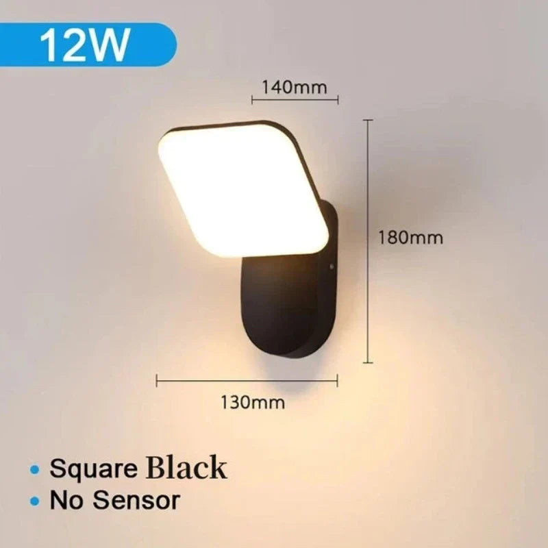 SecureLight - Rörelsesensor Utomhusbelysning