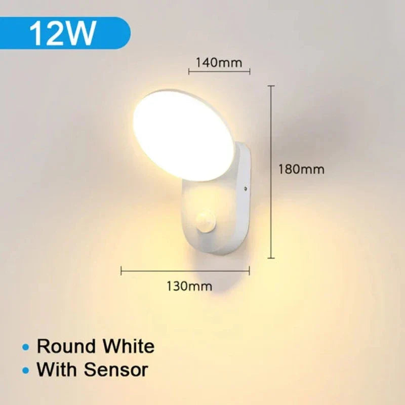 SecureLight - Rörelsesensor Utomhusbelysning
