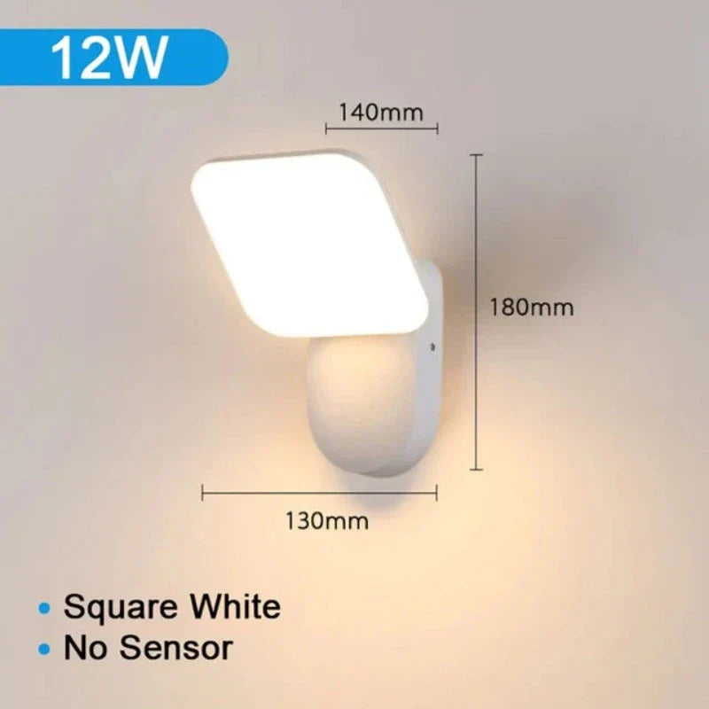 SecureLight - Rörelsesensor Utomhusbelysning