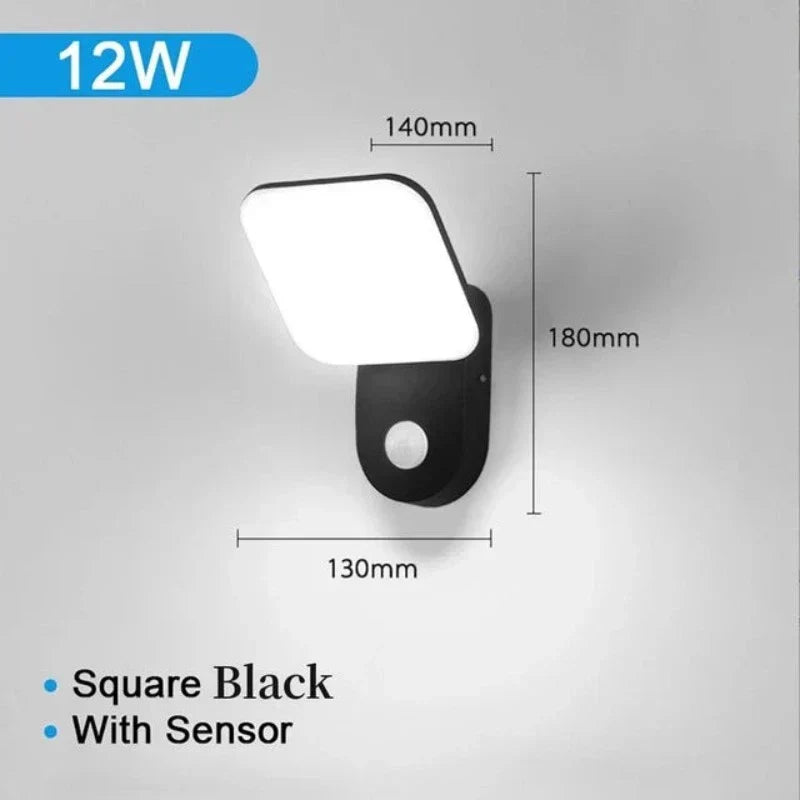 SecureLight - Rörelsesensor Utomhusbelysning