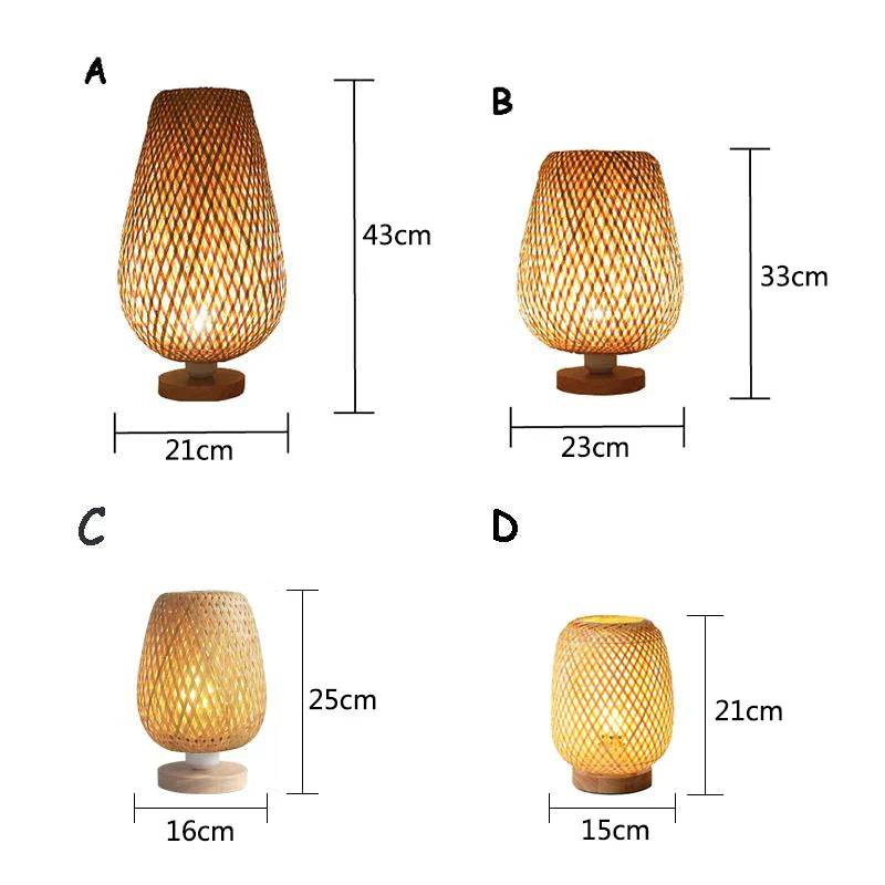 BambooElegance - Vintage Bambu Lampor