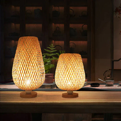BambooElegance - Vintage Bambu Lampor