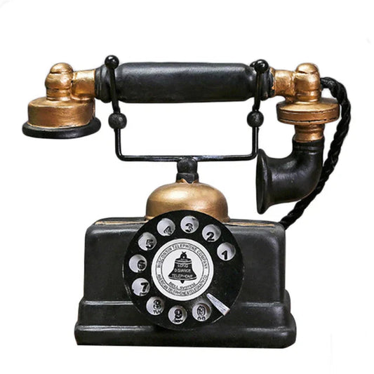 RetroTech - Antik telefoninredning för elegant vintageaccent i varje rum