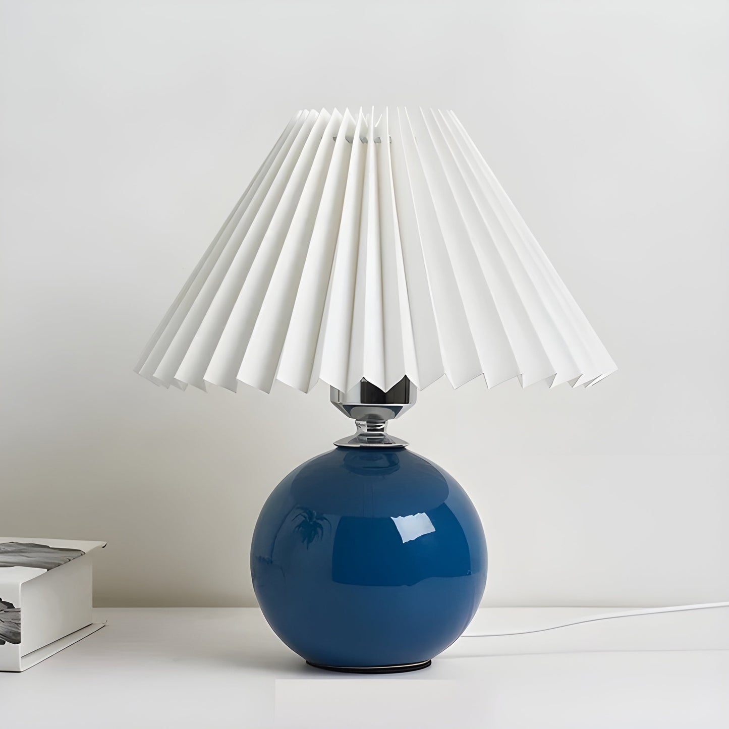 LumiPleat Lampa – Vintage Fållbordslampa