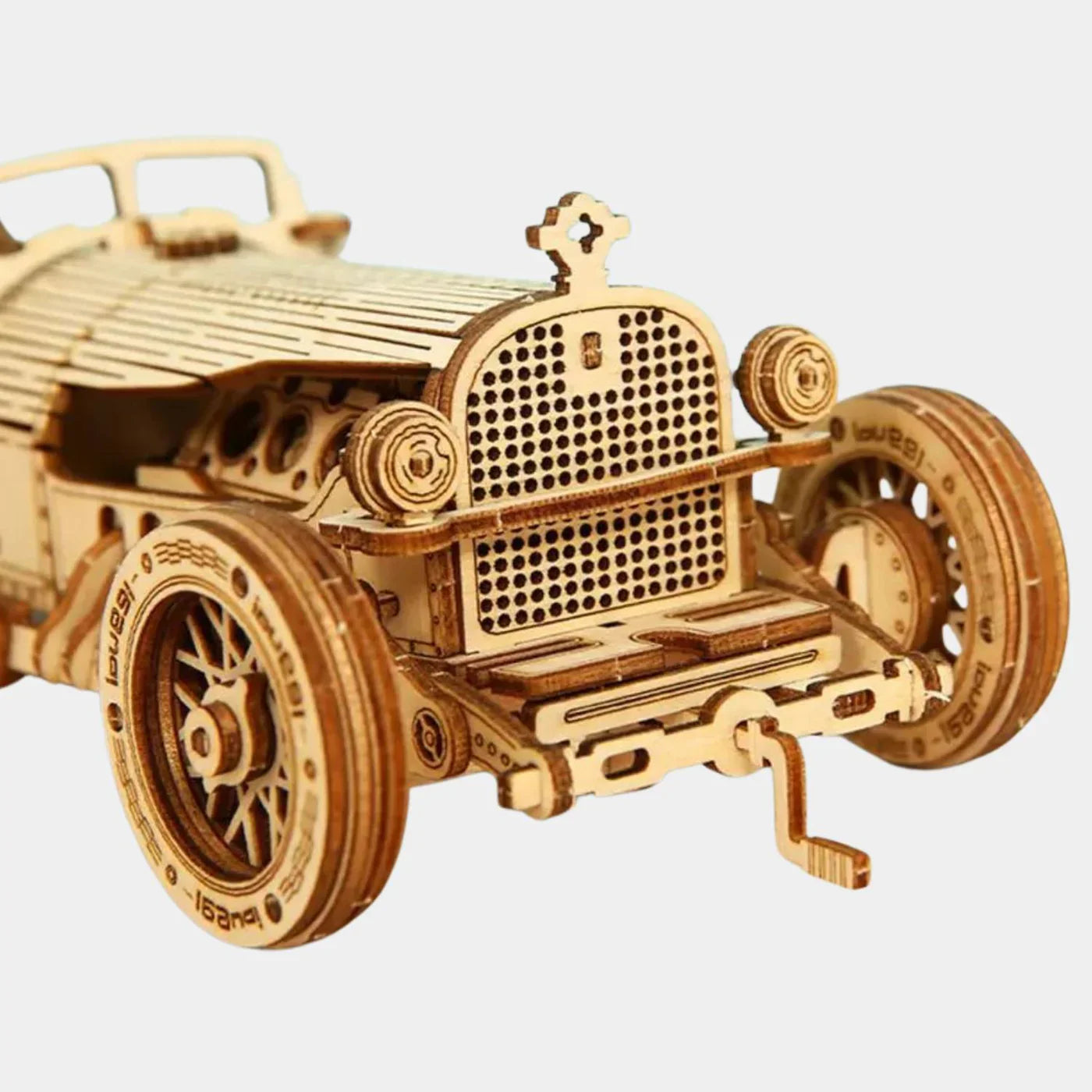 RetroRacer - Trä Grand Prix bilbyggset