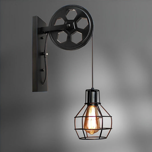 ShineBright Lampa - Industriell Vintage LED Vägglampa