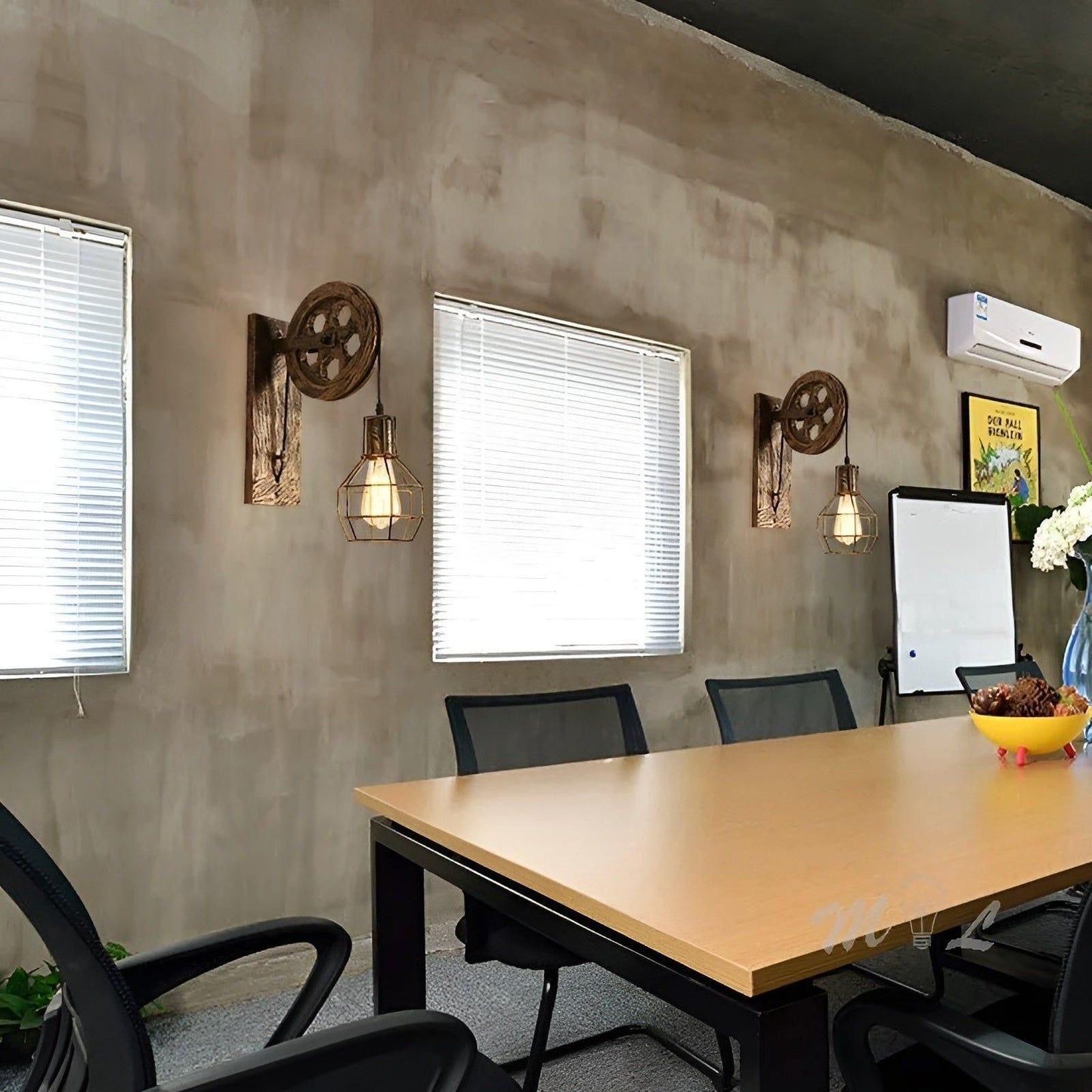 ShineBright Lampa - Industriell Vintage LED Vägglampa