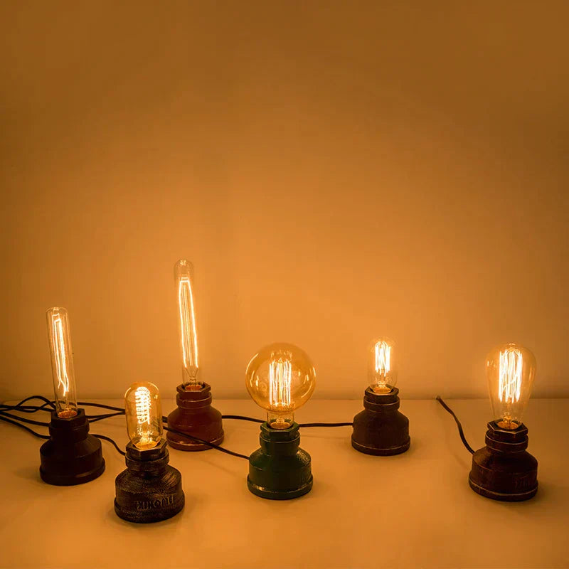 PipeLuxe - Industriell Vattenpipa Lampa