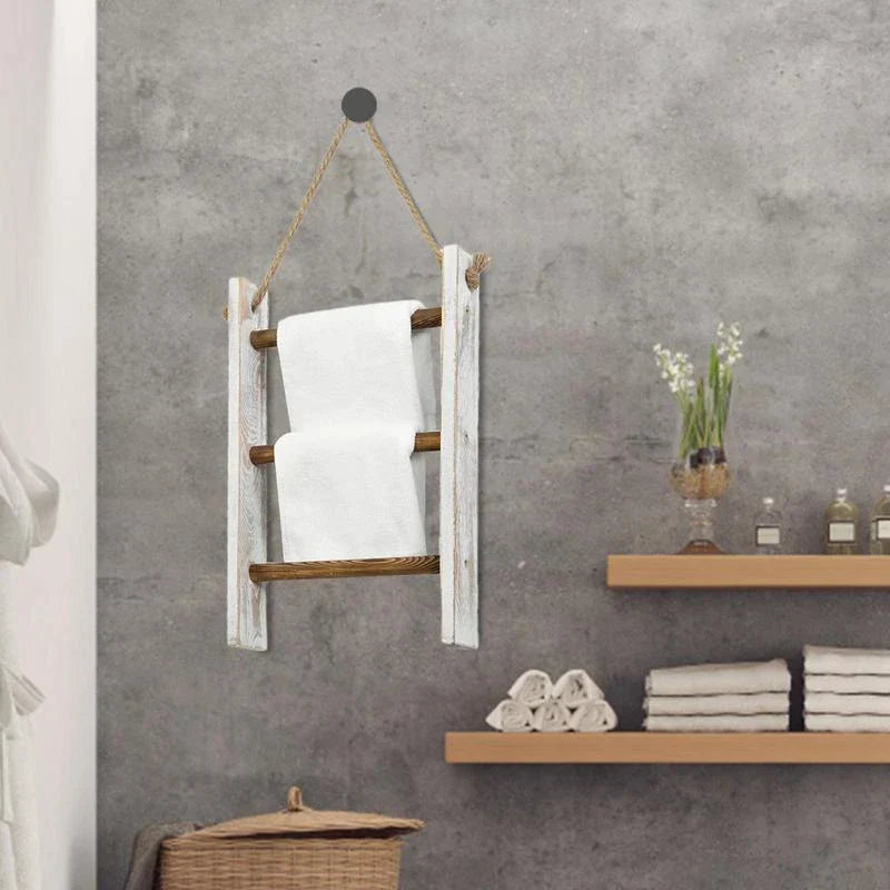 Carvallo - Vintage Inspirerad Vägghanddukshållare För Enkelt Organisering