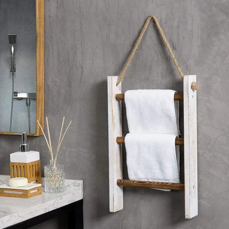 Carvallo - Vintage Inspirerad Vägghanddukshållare För Enkelt Organisering
