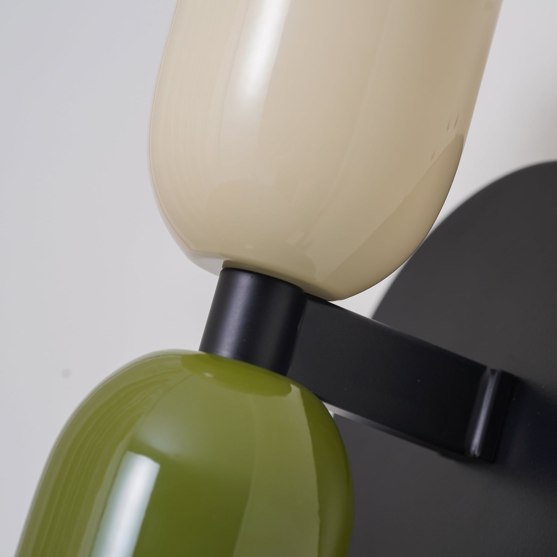 Vägglampa Modern Dubbel Glas Sconce Armatur