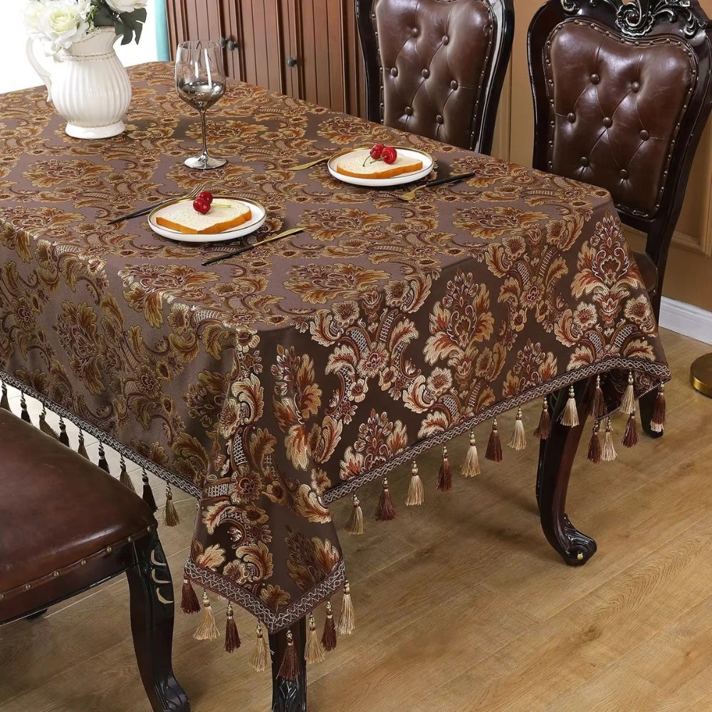 Vintessa Vintage Broderad Fringed Duk