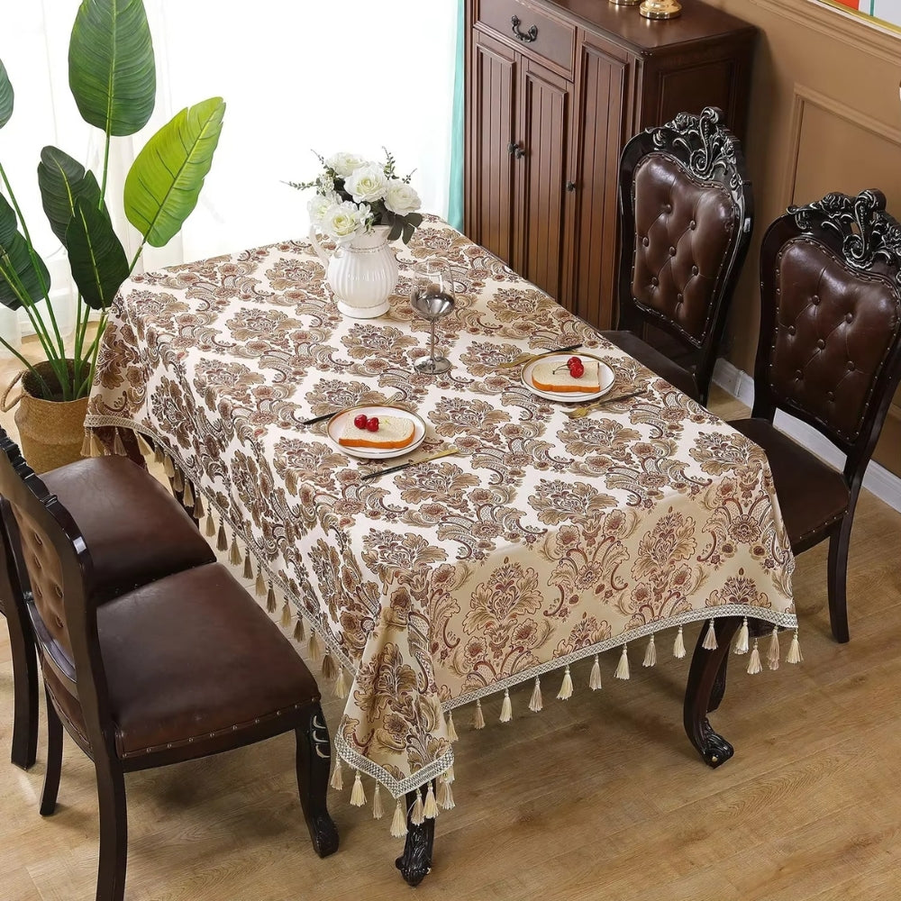 Vintessa Vintage Broderad Fringed Duk