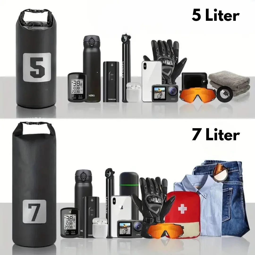 Vattentäta cykelpacktasskar för framhjul