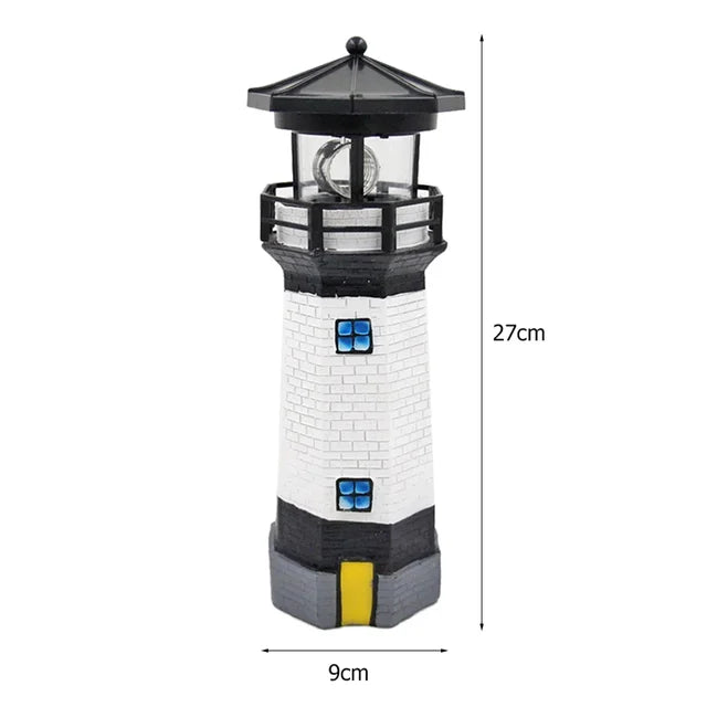 OceanGlow - Fyr Solenergi LED-lampa
