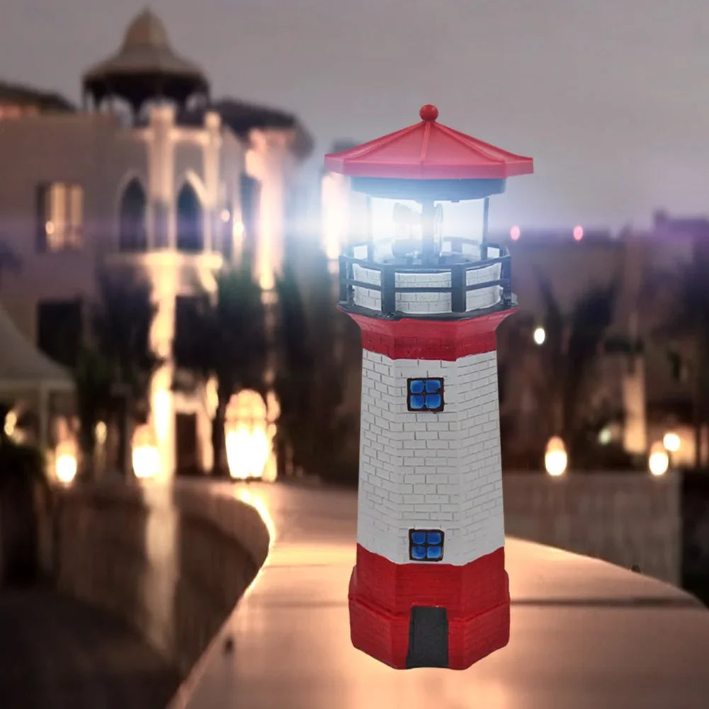 OceanGlow - Fyr Solenergi LED-lampa