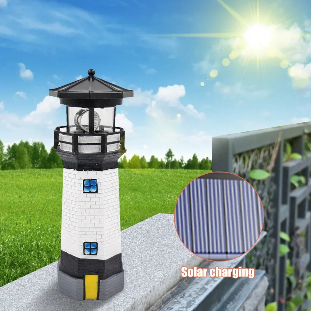 OceanGlow - Fyr Solenergi LED-lampa