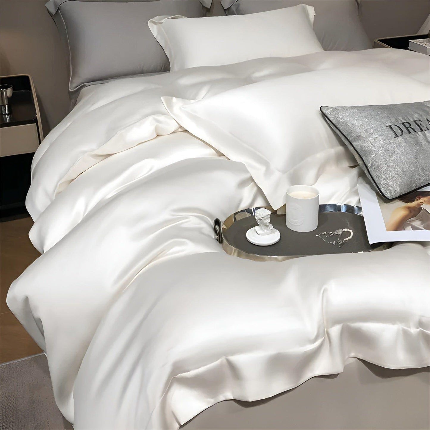 UltraCool Sängkläder - Lyxigt Bambus Duvetöverdrag Set