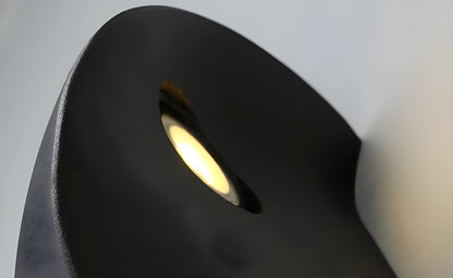 NoirLume Light - Minimalistisk halvcirkelformad LED vägglampa