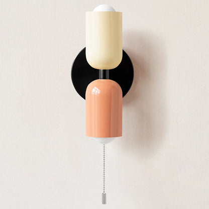 Vägglampa Modern Dubbel Glas Sconce Armatur