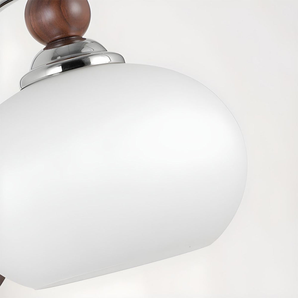 Modern svamp glas taklampett