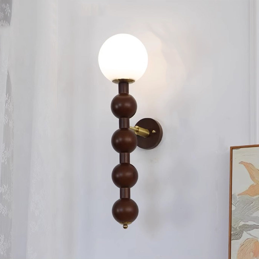 Bauhaus Lång Metal Vägglampa med Flera Bollar