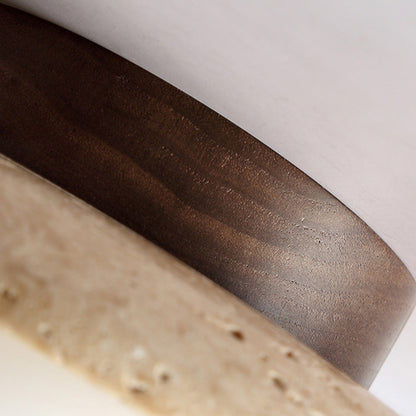 Industrinmodern beige stenvägglampa