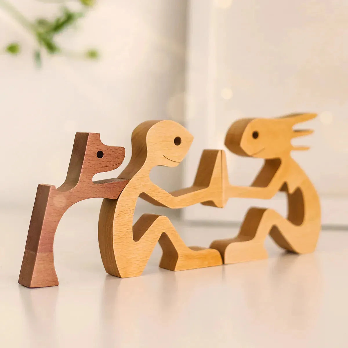 NatureWoods Ornament - Tierfigur gjord av trä