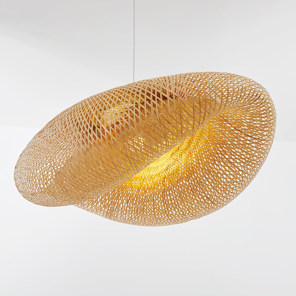 ZenBamboo LED Hänglampa Bollar av Bambu för Sovrum