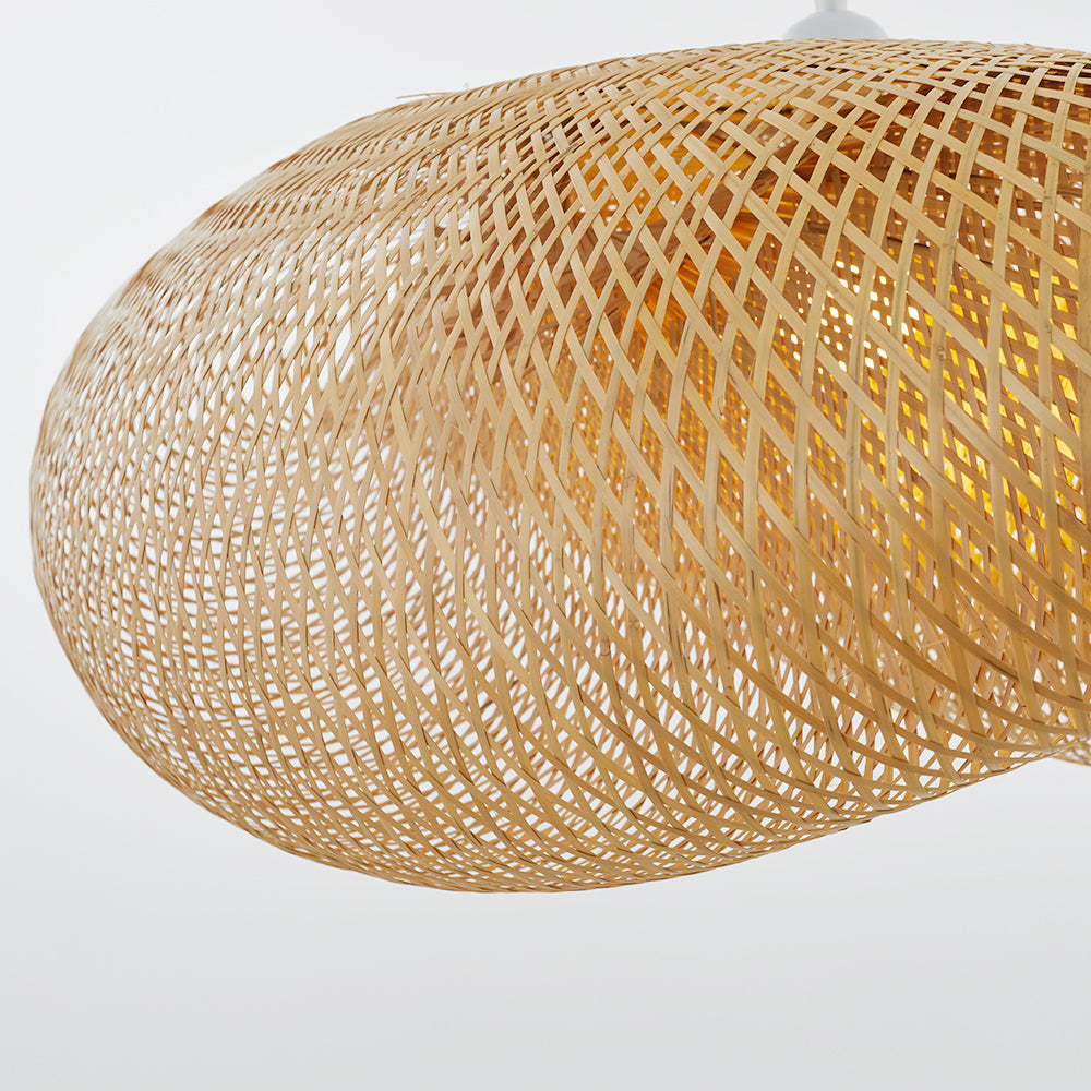 ZenBamboo LED Hänglampa Bollar av Bambu för Sovrum