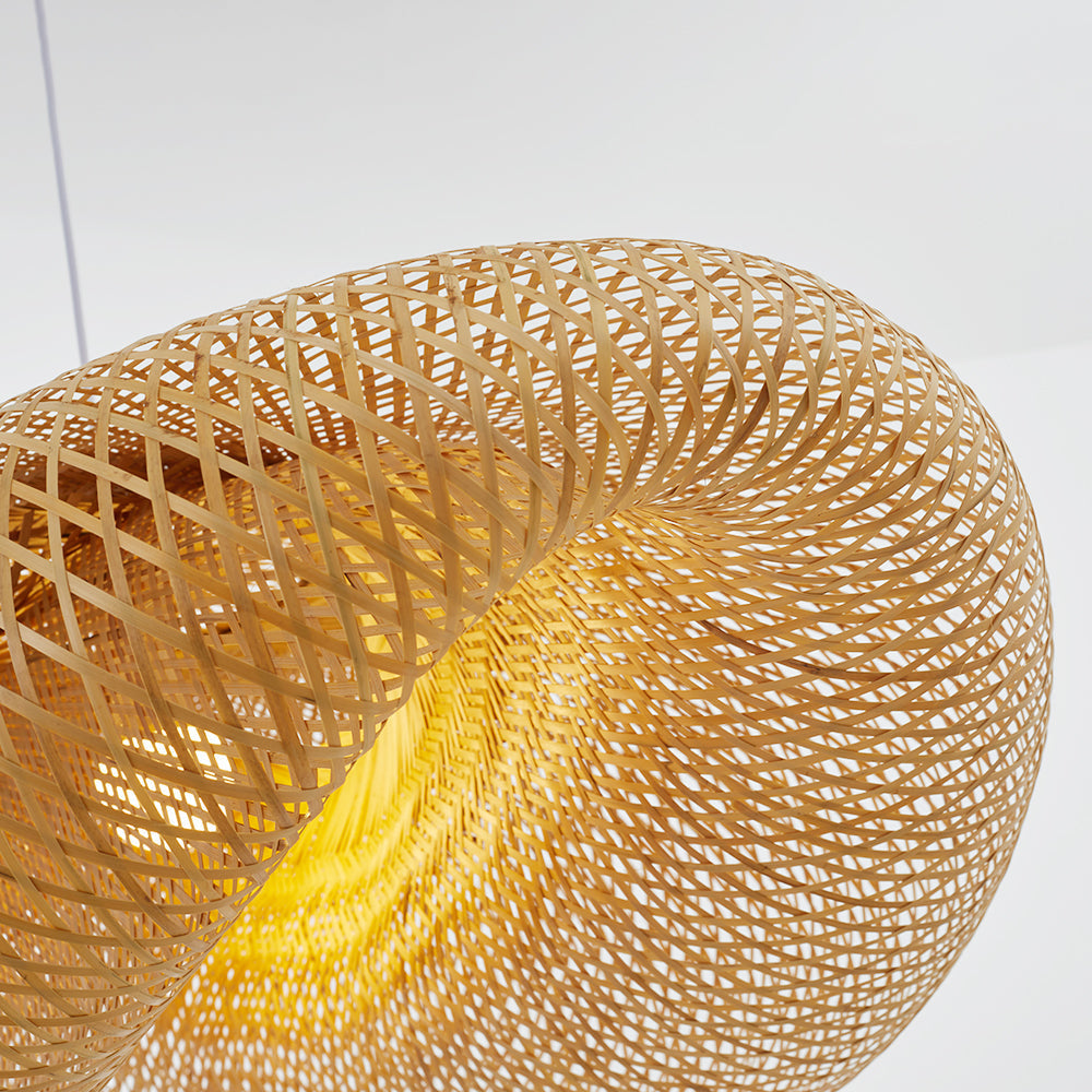 ZenBamboo LED Hänglampa Bollar av Bambu för Sovrum