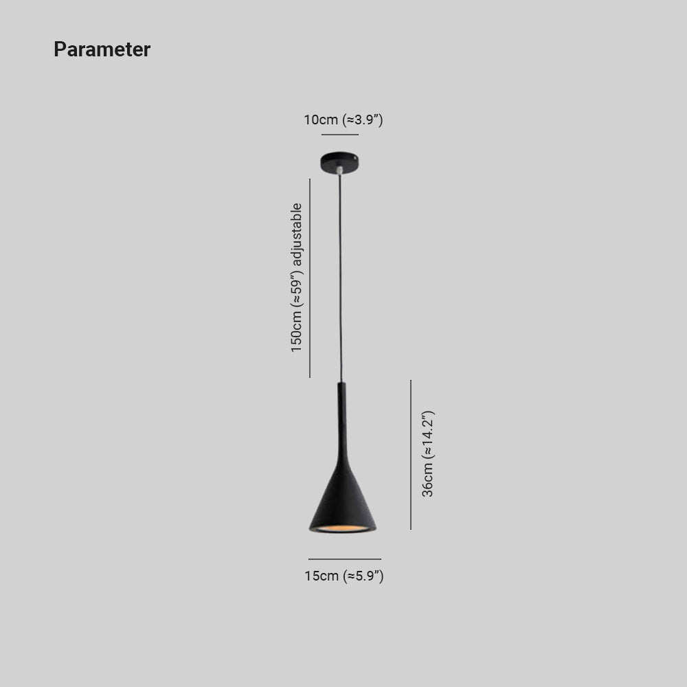 TriLuxe Modern Trekantig LED Taklampa