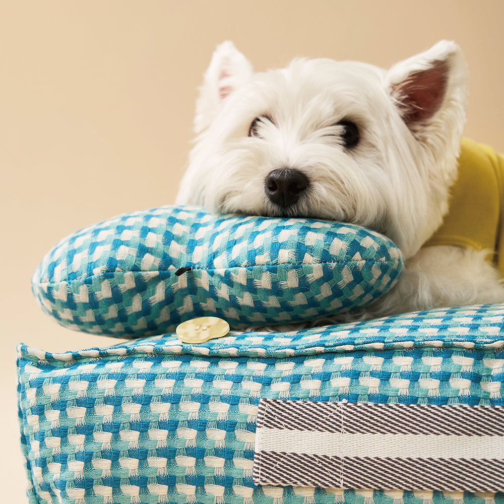 Vaffel Pluche Hundeseng Mjuk Stilig Ultra Mysig Tyg