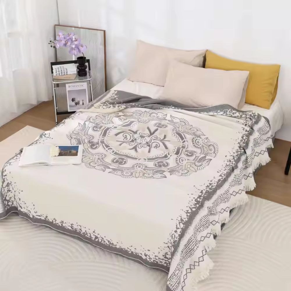 Wander Cotton Boho Mandala Filt