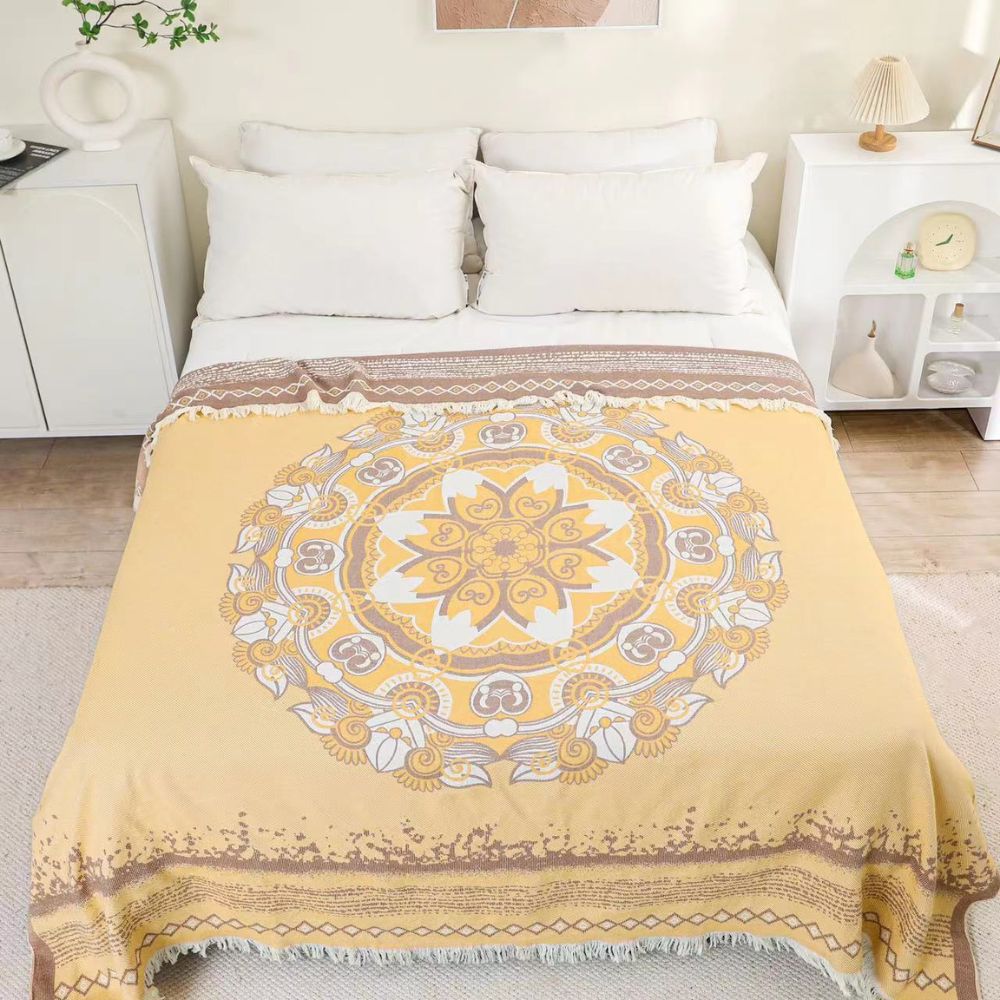 Wander Cotton Boho Mandala Filt