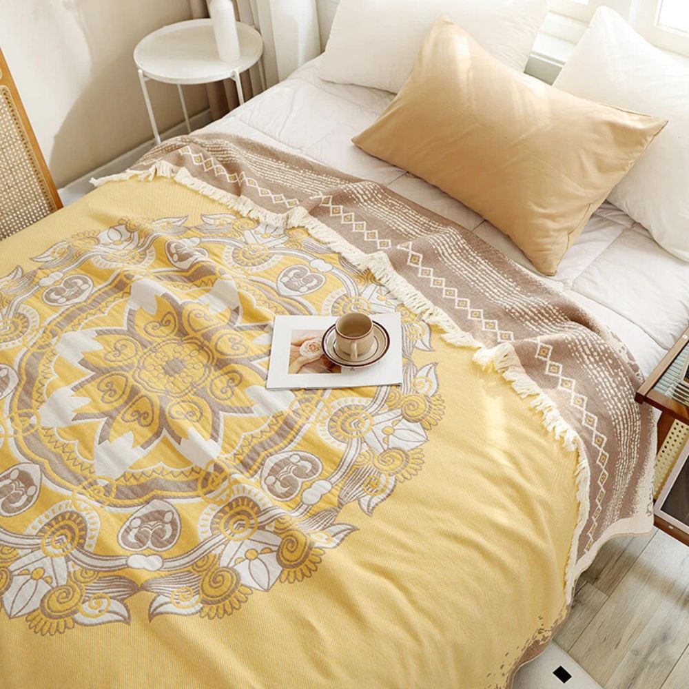 Wander Cotton Boho Mandala Filt