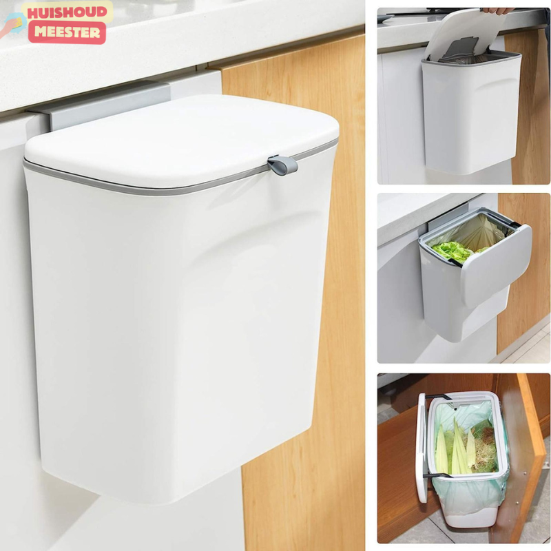 Väggmonterad papperskorg – Enkel, luktfri avfallshantering