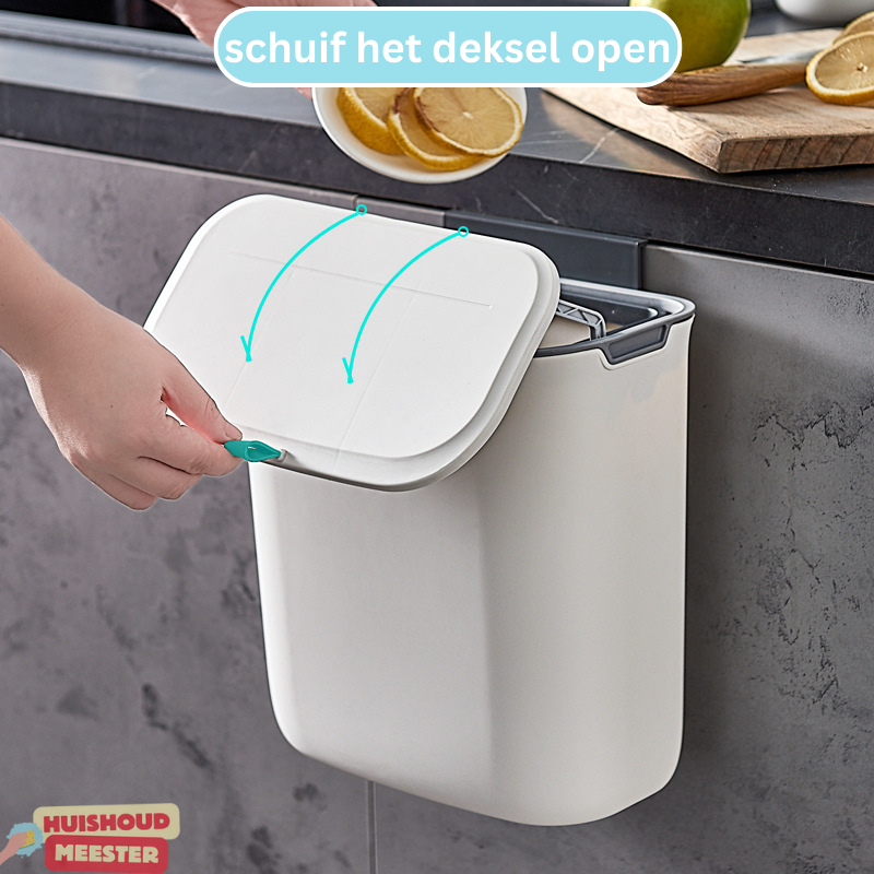 Väggmonterad papperskorg – Enkel, luktfri avfallshantering