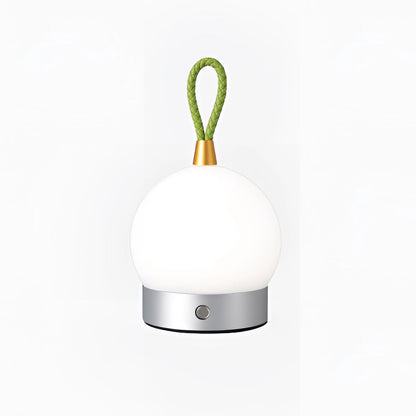 Vattentät, trådlös LED-bordslampa – Bärbar orb-design med snabbladdningsfunktion, för inomhus- och utomhusområden