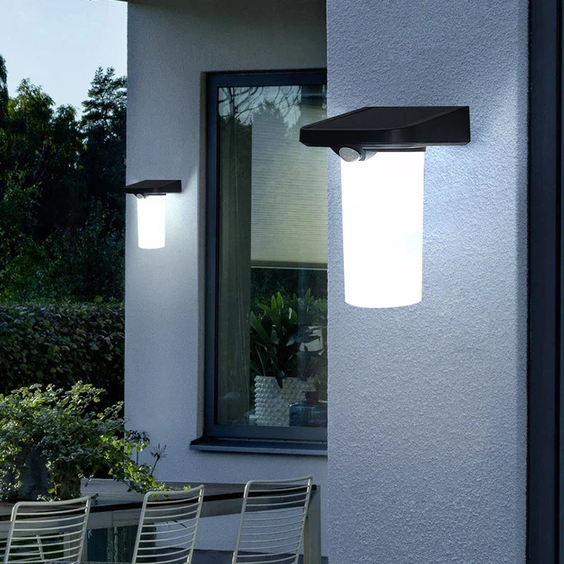 Carvallo Rörelsevaktlampa | LED Utomhusbelysning med sensor | IP65 Väderbeständig | 3000K Varmvitt