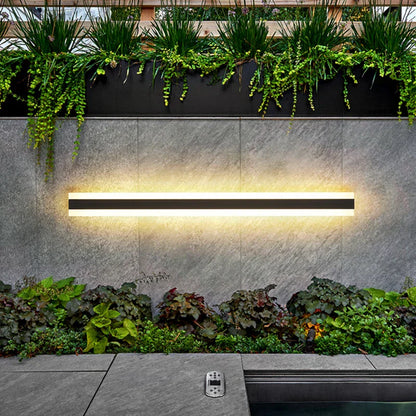 LumiGlow Utomhusvägglampa | Väderbeständig Modern Belysning för Trädgård