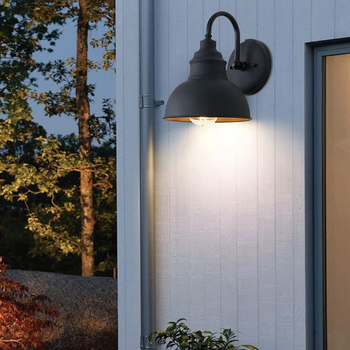 RetroGleam - Eleganta vattentäta vägglampor för utomhusutrymmen